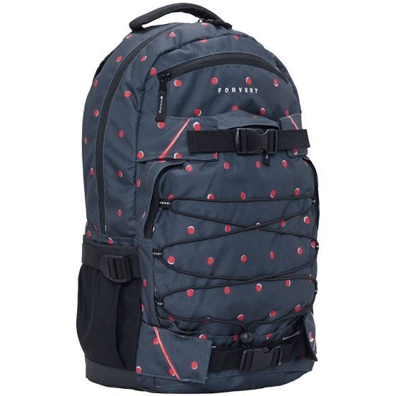 Forvert Study Louis Rucksack - Navy Doubledots