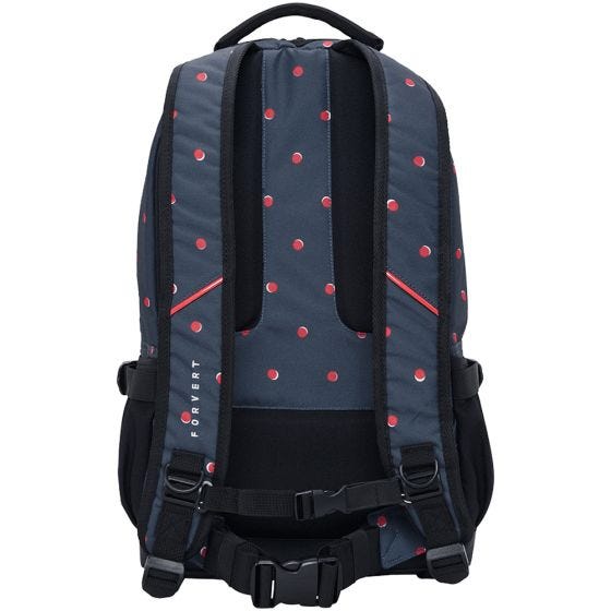 Forvert Study Louis Rucksack - Navy Doubledots