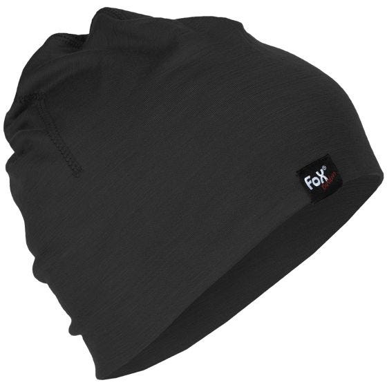 Fox Outdoor Merino Lite Beanie - Schwarz
