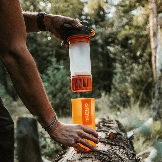 GRAYL GeoPress Purifier Wasserfilter-Ersatzkartusche - Orange