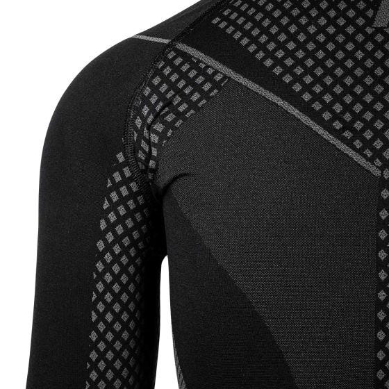 Alpinus Active Longsleeve Base-Layer-Oberteil - Schwarz/Grey