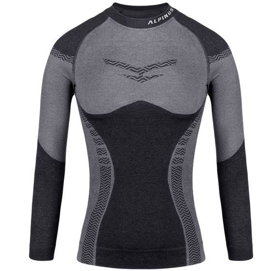 Alpinus Pro Miyabi Edition Longsleeve Base-Layer-Oberteil - Grau