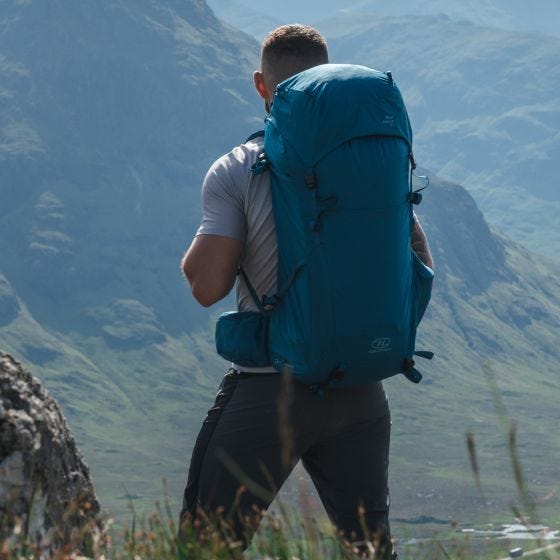 Highlander Herren Ben Nevis Rucksack 52 L - Grau