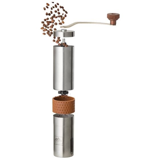 Helikon Camp Hand Coffee Grinder - Edelstahl