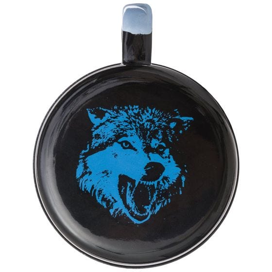 Helikon Wolf Enamel Becher 350 ml - Schwarz