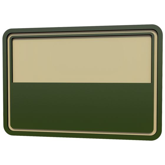 Helikon Patch Polnische Flagge in gedämpfter Farbe Khaki 2 Stück