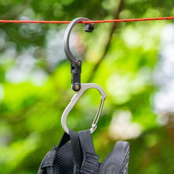 Heroclip Medium Gear Karabiner - Forest Green