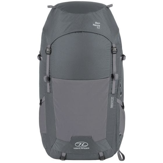Highlander Herren Ben Nevis Rucksack 52 L - Grau