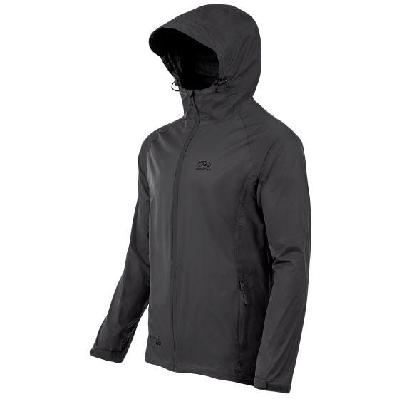 Highlander Stow & Go Packaway-Jacke - Schwarz