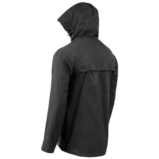 Highlander Stow & Go Packaway-Jacke - Schwarz