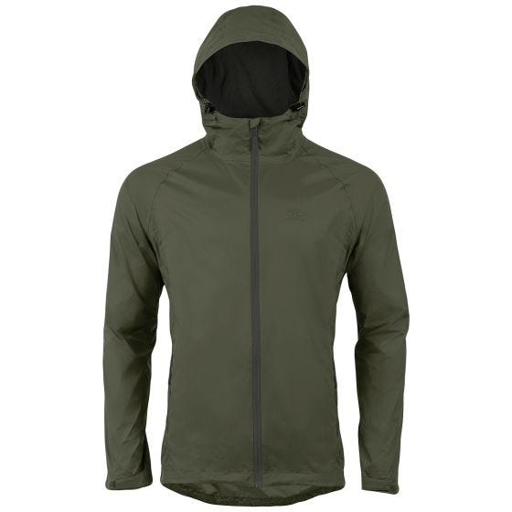 Highlander Stow & Go Packaway-Jacke - Olivgrün
