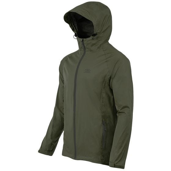 Highlander Stow & Go Packaway-Jacke - Olivgrün