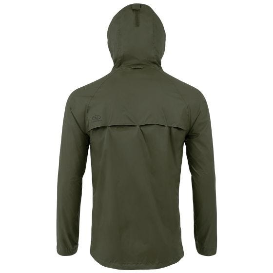 Highlander Stow & Go Packaway-Jacke - Olivgrün