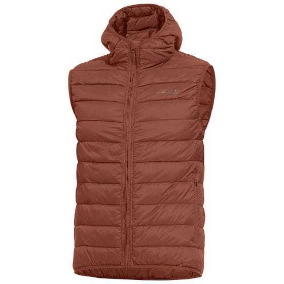Pentagon Aurora Puffer Vest Maroon Rouge