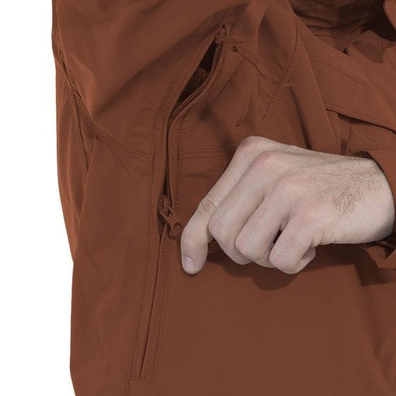 Pentagon Hurricane Shell Jacket Maroon Rouge