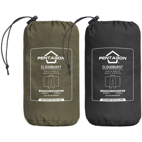 Pentagon Cloudburst Packable UNISEX Regenhose - RAL 7013