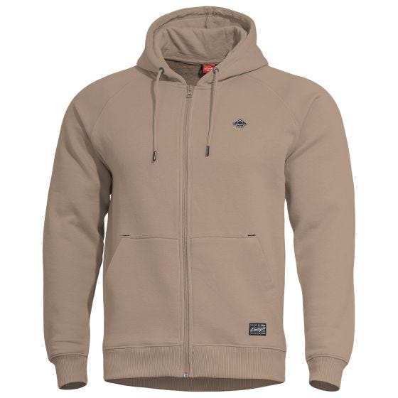Pentagon Phaeton Kapuzenpullover mit Reißverschluss - Tan Marron