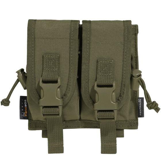 Pentagon Double Multi Tasche - Olivgrün