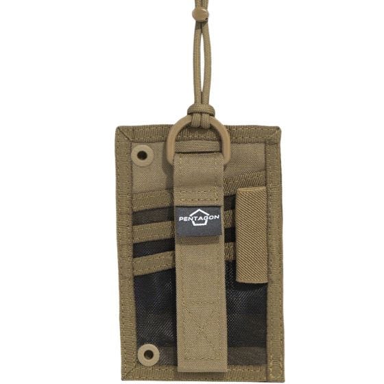 Pentagon ID Card Holder Brieftasche - Coyote