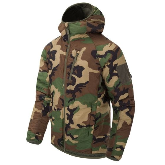 Helikon Wolfhound Kapuzenjacke - US Woodland