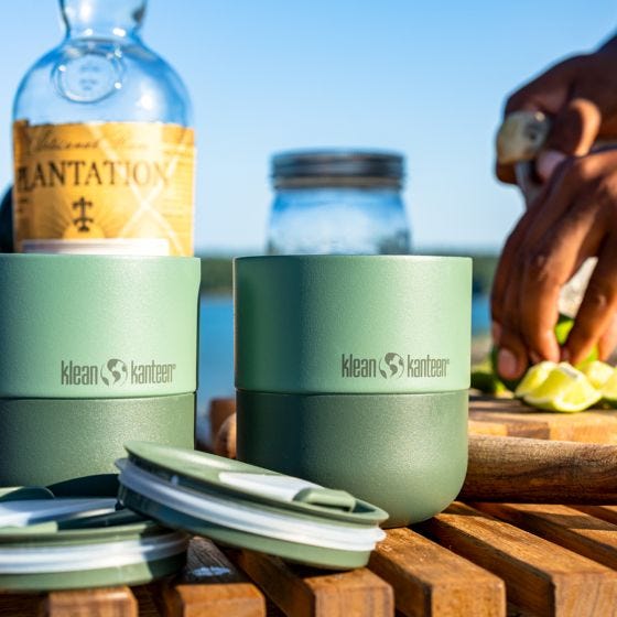 Klean Kanteen Rise 280ml Lowball Thermobecher w/Flip Lid - Sea Spray
