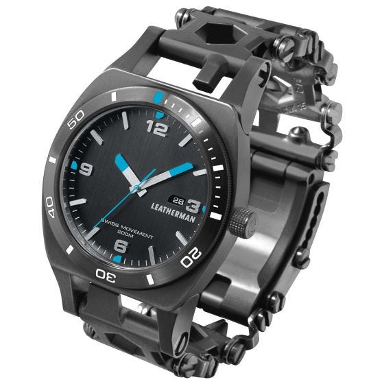 Leatherman Tread Armbanduhr Schwarz