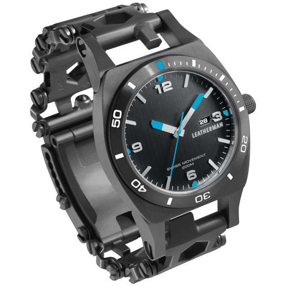 Leatherman Tread Armbanduhr Schwarz