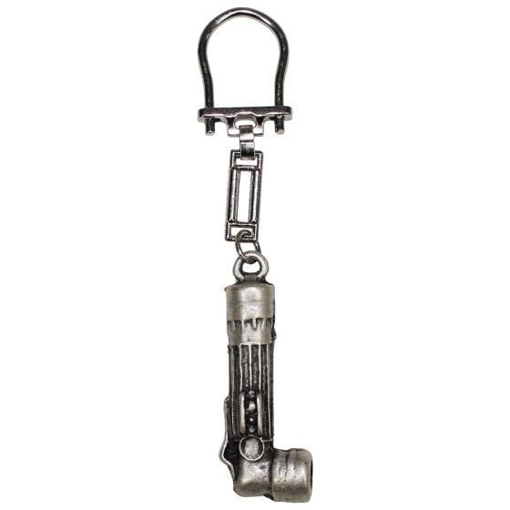 MFH Flashlight Key Ring Argent