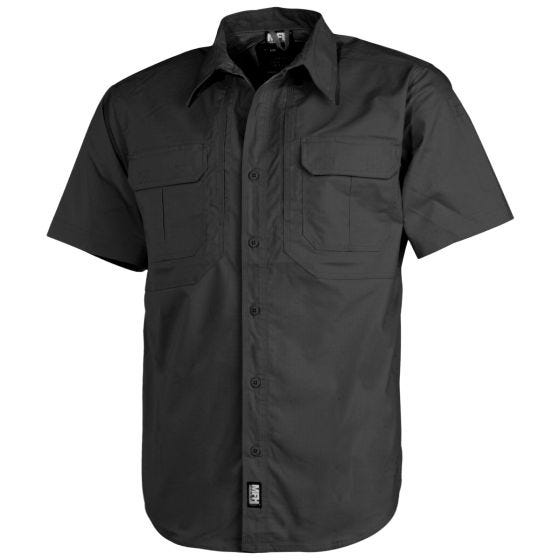 MFH Strike Tactical Shirt Short Sleeve Noir
