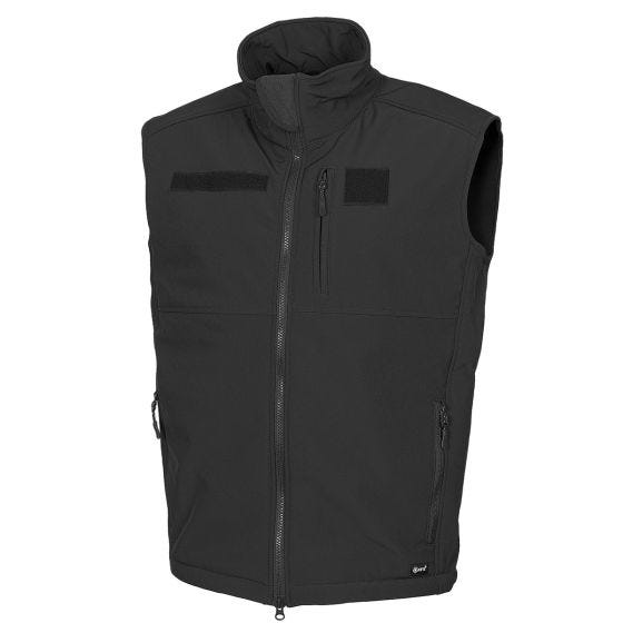 MFH Allround Softshell-Weste - Schwarz