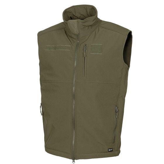 MFH Allround Softshell-Weste - OD Grün