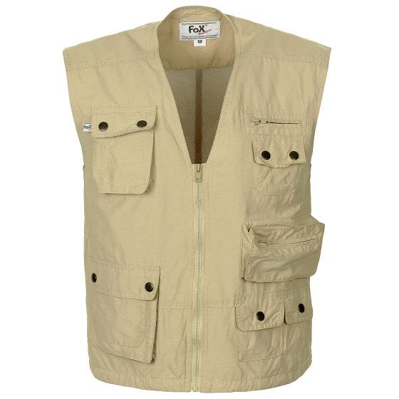 Fox Outdoor Microfibre Weste - Kaki