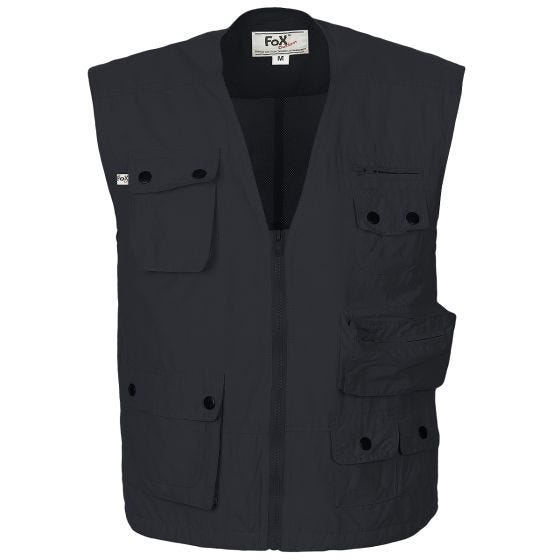 Fox Outdoor Microfibre Weste - Schwarz