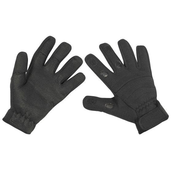 MFH Combat Neoprene Handschuhe - Schwarz