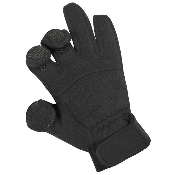 MFH Combat Neoprene Handschuhe - Schwarz