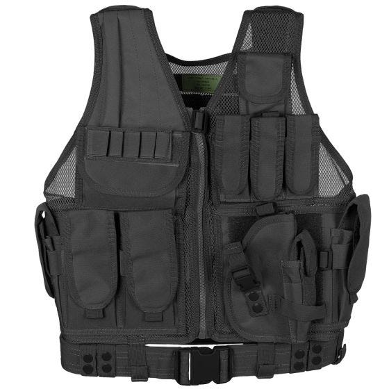 MFH USMC Weste - Schwarz