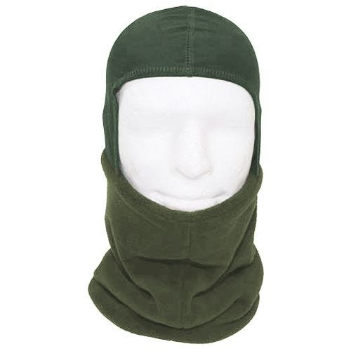 MFH Fleece-Schal mit Kapuze OD Green