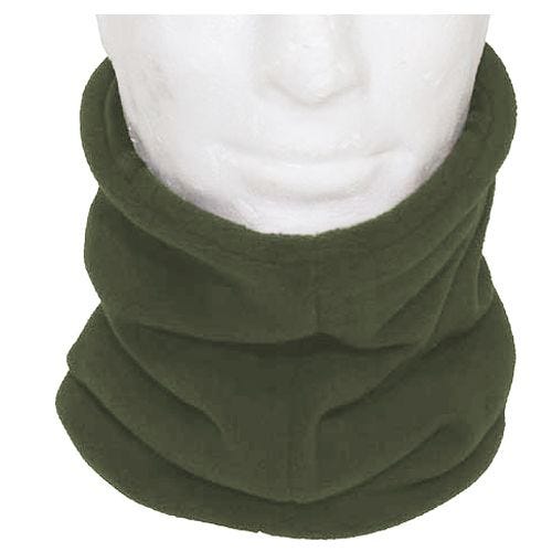 MFH Fleece-Schal mit Kapuze OD Green