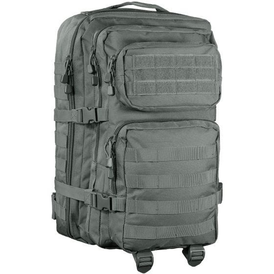 Mil-Tec US Assault Pack Large Einsatzrucksack mit MOLLE-Befestigungssystem Urban Grey