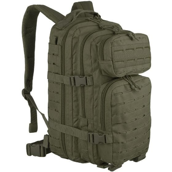 Mil-Tec US Assault Pack Laser Cut Small Einsatzrucksack Oliv