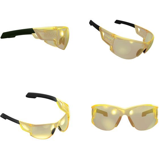Mechanix Wear Vision Type-N S2 Brille - Bernsteinfarbene Linse Bernsteinfarbener Rahmen