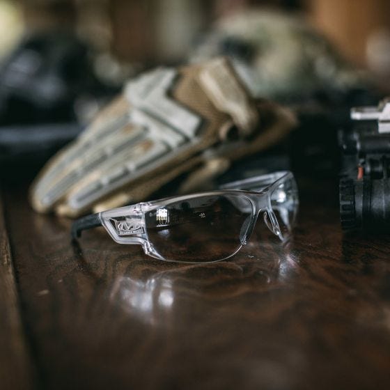 Mechanix Wear Vision Type-N S Brille - Klare Linse Klarer Rahmen