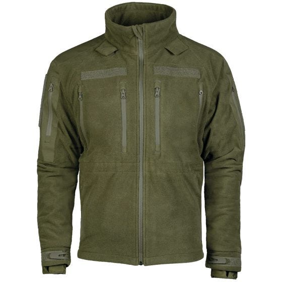 Mil-Tec Plus Cold Weather Fleecejacke - Olivgrün
