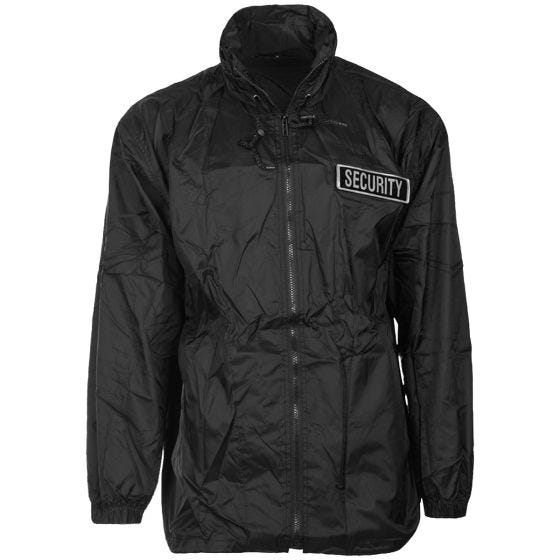 Mil-Tec Security Windjacke - Schwarz