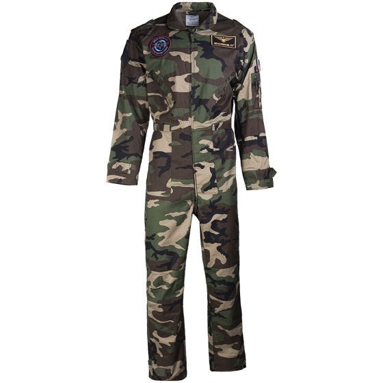 Mil-Tec Kids US Fluganzug - Woodland