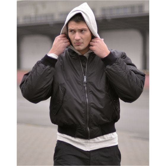 Mil-Tec MA-1 Fliegerjacke Schwarz