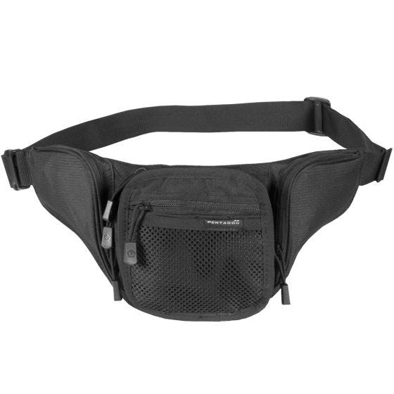 Pentagon Nemea Undercover-Bauchtasche Schwarz