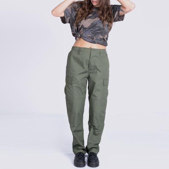 MFH Hose Ripstop für Damen - Olivgrün