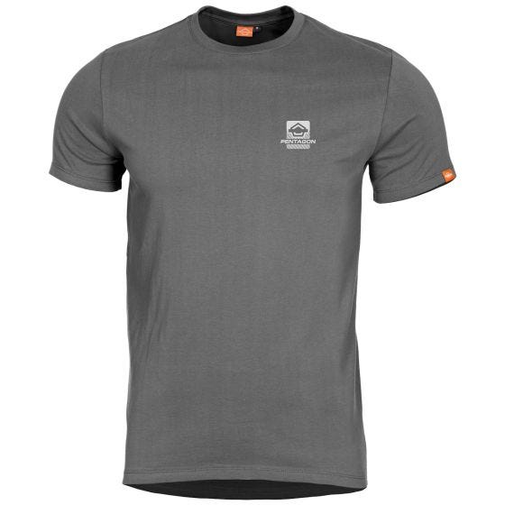 Pentagon Ageron American Flag T-Shirt - Wolf Grey