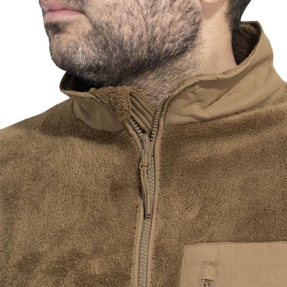 Pentagon Grizzly Sweater mit durchgehendem Reißverschluss - Coyote